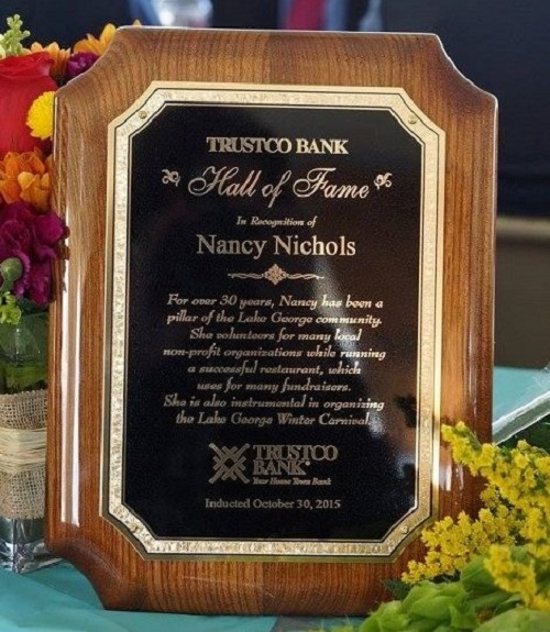 WIN President Nancy Nichols "Hometown Hero"